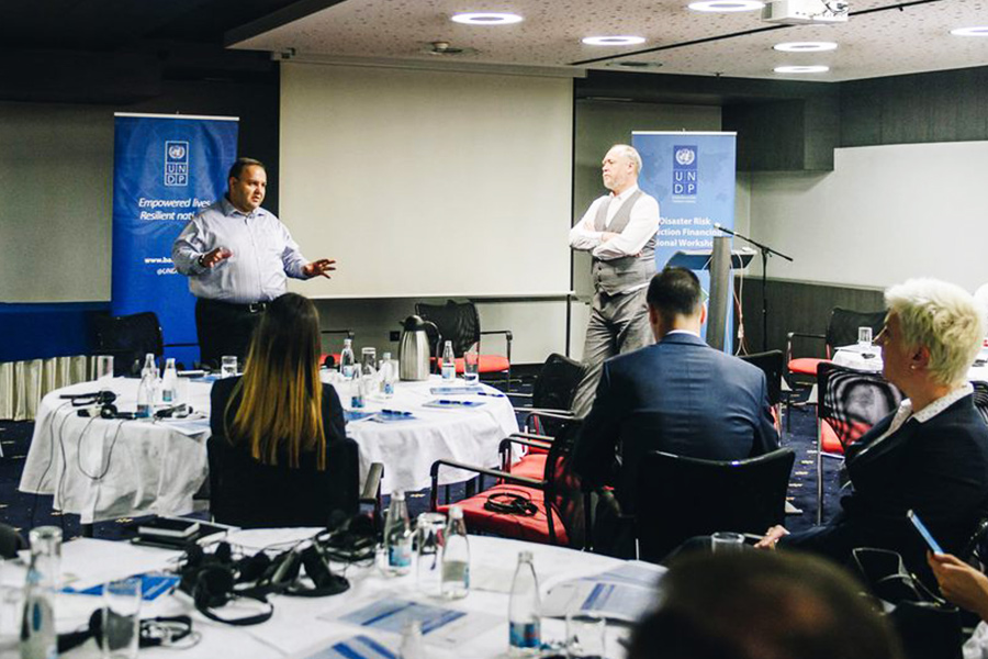 2018, Balkan regional workshop on Disaster Risk Financing, Sarajevo.