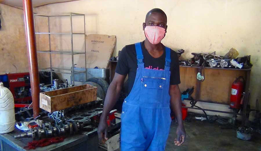 Lukeba Xavier chose an apprenticeship in mechanics.
