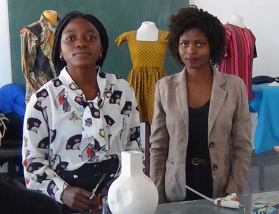 For Cecília Jacinto and Mariana Catumbela, doing a professional internship in sewing is opening a world of opportunities for them and their communities.