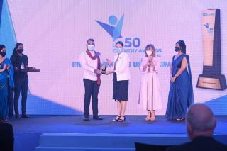 UNV50 volunteer award in Sri Lanka