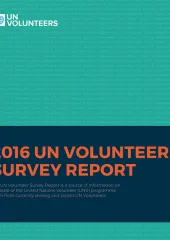 UN Volunteer Survey Report 2016
