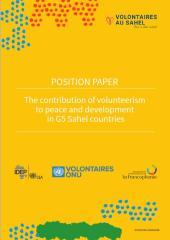 The contribution of volunteerism to peace and development in G5 Sahel countries