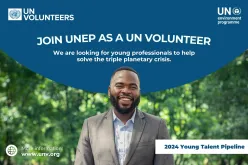 The second phase of the United Nations Environment Programme (UNEP) and the United Nations Volunteers (UNV) Young Talent Pipeline starts on 25 June 2024.