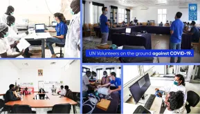 UN Volunteers on the ground to support São Tomé and Príncipe in the fight against COVID-19.