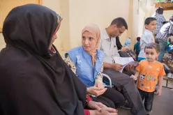 Hend Ahmed, Volontaire nationale des Nations Unies comme assistante de service communautaire, en poste à l’Agence des Nations unies pour les réfugiés au Caire, en Égypte (VNU, 2018).