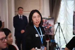 UN Volunteer Sonoko Otani serves with UNICEF Kazakhstan. Pictured here at a Youth Engagement Event.