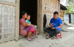 Community Mobilizers in Bangladesh assess basic human services. Photo referenced in the 2026 SWVR.