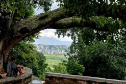 A view from Madhyapur Thimi, Bakhtapur District in Nepal.