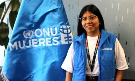 Noemi Mamani, UN Volunteer Digital Innovation Specialist with UN Women in Bolivia.