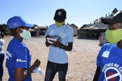 Community Youth Volunteers deployed by UNDP and UNV in Zambia to help with the COVID-19 response.