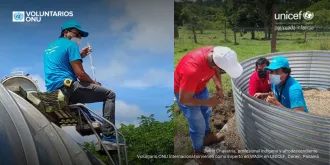 Delrin Chavarría es un Voluntario ONU Internacional proveniente de Nicaragua, que sirve como Experto en Agua, Saneamiento e Higiene con UNICEF en Panamá