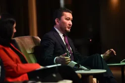 UNV Executive Coordinator Toily Kurbanov addressing the UNDP High-level Conference on Earthquake Preparedness and Urban Resilience in Skopje, North Macedonia.