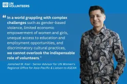 Jamshed M. Kazi, Senior Advisor for UN Women’s Regional Office for Asia-Pacific &amp; Liaison to ASEAN having also served as the Representative for Indonesia.