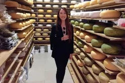 Jiyoung Nam, Climate Change Specialist UN Volunteer with FAO Albania, visiting a local farm