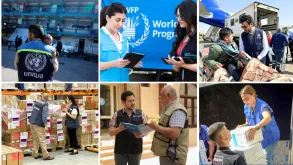 United Nations Volunteers support the emergency response initiatives for the war in Gaza.