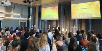 UNV and GIZ hosted Pedro Conceição, lead author of the 2019 HDR, in a presentation of the report's essential findings, together with Andreas Proksch, Director General of GIZ Sector and Global Programmes.