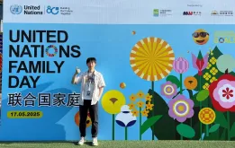 Haoming Hong, fully funded UN Volunteer Programme Coordination Assistant with UNEP in China.