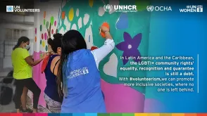 UN Volunteers promote respect, empathy and diversity.