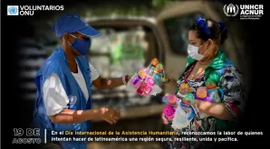 Tashana Ntuli, Voluntaria ONU sirviendo para ACNUR Colombia