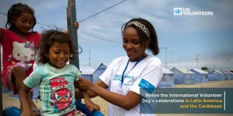 UN Volunteers in service in Latin America and the Caribbean.