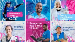 Photos of UN Volunteers around the world