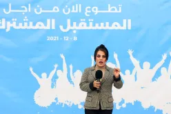 Intithar Hassan, an Iraqi volunteer and activist, sharing her experience in advocating for positive change within the society through volunteering, poetry, and theatre.