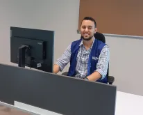 UN Volunteer Jad Bayram serves as an Operational Information Management and Performance Reporting Officer with WFP Lebanon.