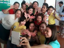 Karinda Chuntavorn, UN University Volunteer at the HIV Drop In Centre that provides information and HIVAIDS testing in Lao PDR