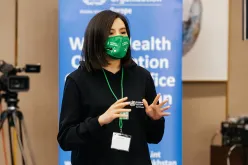 Aidana Yergaliyeva, national UN Volunteer Communications Specialist with WHO in Kazakhstan.