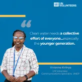 Vivianne Kiriinya, UN Volunteer Communications Specialist with the United Nations Environment Programme.