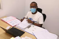 Landry Irambona, UN Youth Volunteer serving with UNDP Burundi
