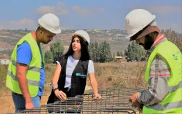 UN Youth Volunteer Zeinab Chamas works to innovate water irrigation practices for a more sustainable future.
