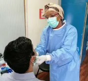 Lydia Mpeh, a UN Volunteer serving in Rumbek, South Sudan, as a frontline health worker with UNMISS, is committed to continuing her vital work, despite the threat of COVID-19 to her own health and wellbeing.