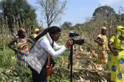 Melvis Kimbi during a past field activity.