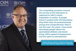 Michael Emery, Director de Recursos Humanos de la Organización Internacional para las Migraciones