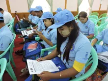 Youth volunteers for Disaster Risk Reduction in Myanmar (2017).