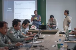 Océane Musaniwabo Mlanao at an OHCHR training session to the National Committee Against Torture in Cambodia (NCAT) on &quot;Monitoring and Investigating Torture and Ill-treatment at places of detention.&quot;