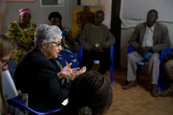 Deputy High Commissioner for Human Rights, Ms Flavia Pansieri, during a visit to the Democratic Republic of Congo in 2013.