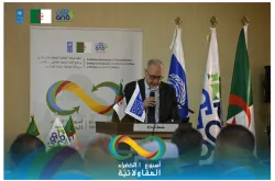 The Online Volunteers designed promotional materials including a vibrant logo symbolizing sustainability and circular practices. This logo was used throughout the Green Entrepreneurship Week in Algeria.