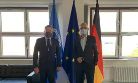 Mr Olivier Adam, Executive Coordinator of UNV met with Mr Martin Jäger, State Secretary of the Ministry for Economic Cooperation and Development (BMZ) in Berlin, Germany.