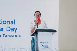 In the photo: Lucy Ndungu, Regional Manager, UNV East and Southern Africa Regional Office (UNV ESARO) during International Volunteer Day (IVD) commemoration in Dar es salaam, Tanzania on 5th December 2023.