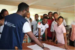 National UN Volunteer, Pierre Yvan Miharisoa, is a Specialist in Law, Gender, and Communications with the Office of the United Nations High Commissioner for Human Rights.