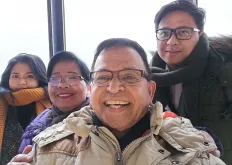 Dr Lisbetty Tampubolon and Dr Rudolf Frans Maulany (centre couple) are UN Volunteer Medical Officers with UNMISS in South Sudan. Here, they pose with their children at a happy reunion.