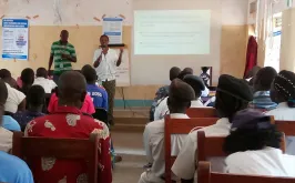 UN Volunteer Child Protection Officer Evelyn Imalingat serves with the United Nations Mission in South Sudan, raising awareness of grave violations committed against children.