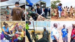 Photos of UN Volunteers around the world
