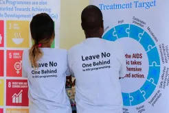 Participants at one of the HIV/AIDS fundraising workshops organized by UNDP in Uganda.