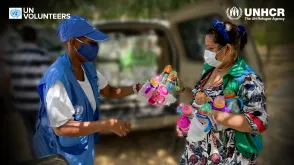 Tashana Ntuli, UN Volunteer serving for UNHCR Colombia