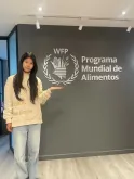 Wu Miao, fully funded UN Volunteer Resource Mobilization Assistant at the WFP office in Bolivia.