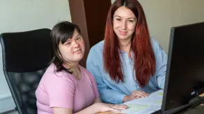 Enaida Alispahić, UN Volunteer with UNDP Bosnia and Herzegovina is one of the people with Down Syndrome supporting UNDP's ReLOaD2 project.