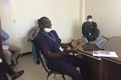 UN Volunteer Reuben Ibaishwa in Ethiopia, who works as a Stress Counselor at the UN Department of Safety and Security (UNDSS)